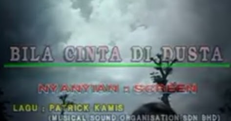 Lirik Chord Khord Kunci Gitar Lagu Screen Bila Cinta Didusta