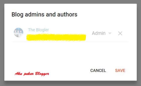 Cara Invite Penulis dalam Blogger