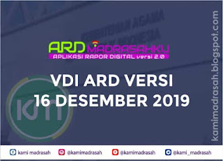 VDI ARD Madrasah kini memiliki update terbaru versi  Download VDI ARD Madrasah UPDATE Terbaru 16-12-2019