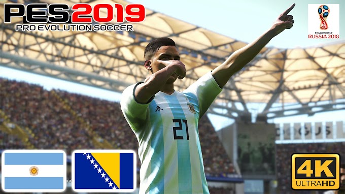 PES 2019 | Argentina vs Bosnia and Herzegovina | FiFa World Cup | PC GamePlaySSS