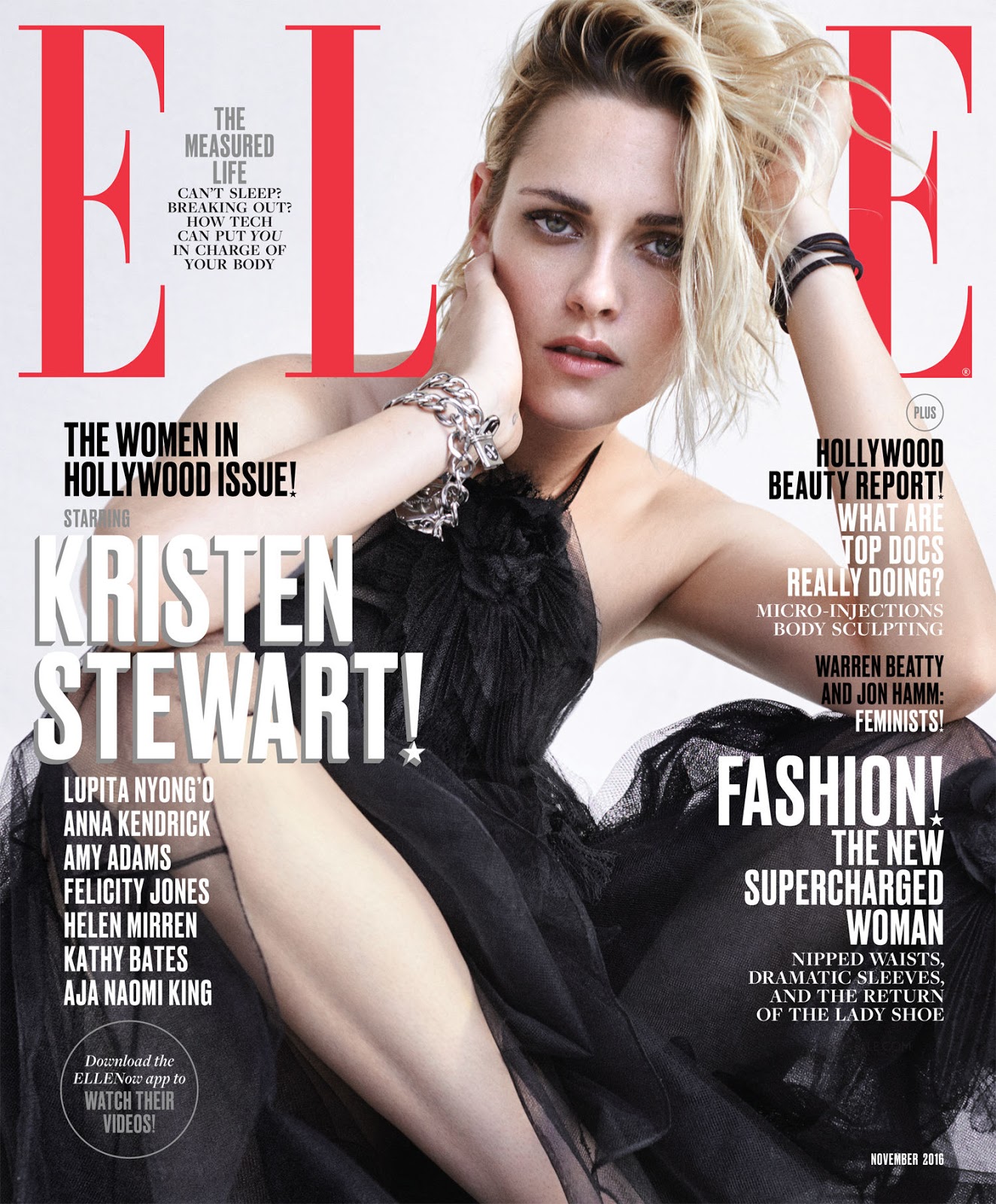 Kristen Stewart covers Elle US November 2016