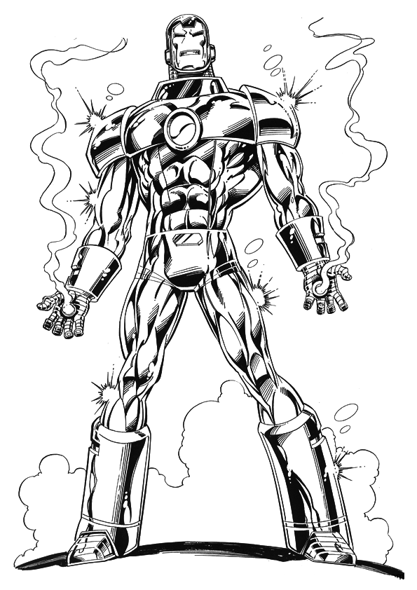 Iron Man Coloring Pages