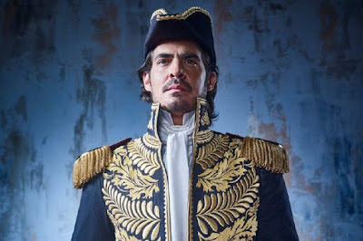 Luis Gerónimo Abreu interpretando a Simón Bolívar.