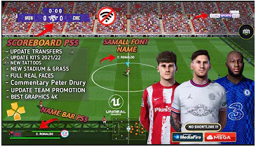 PES 2022 LITE Android Apk Offline 50MB BEST GRAPHIC New KITS 2022 & Full  Transfers Updates 2022 