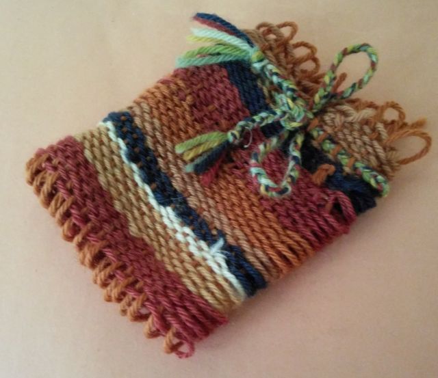 Grassington Textile Arts Group (GTAG) Weaving on a Pillow Loom