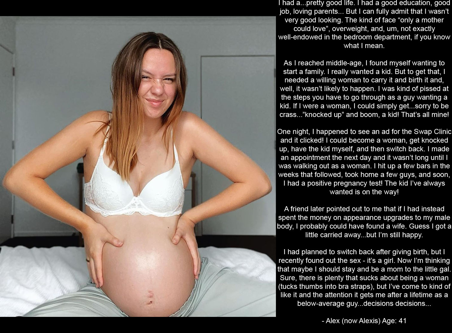 Mom Body Swap Pregnant Caption | Niche Top Mature