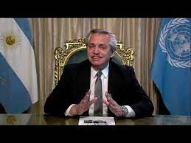 Inilah Pidato Presiden Argentina, Alberto Fernández Berbicara di Debat Umum PBB ke 75.lelemuku.com.jpg