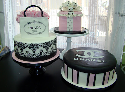 Sweet Cakes by Rebecca - Paris Fasion bridal shower cake