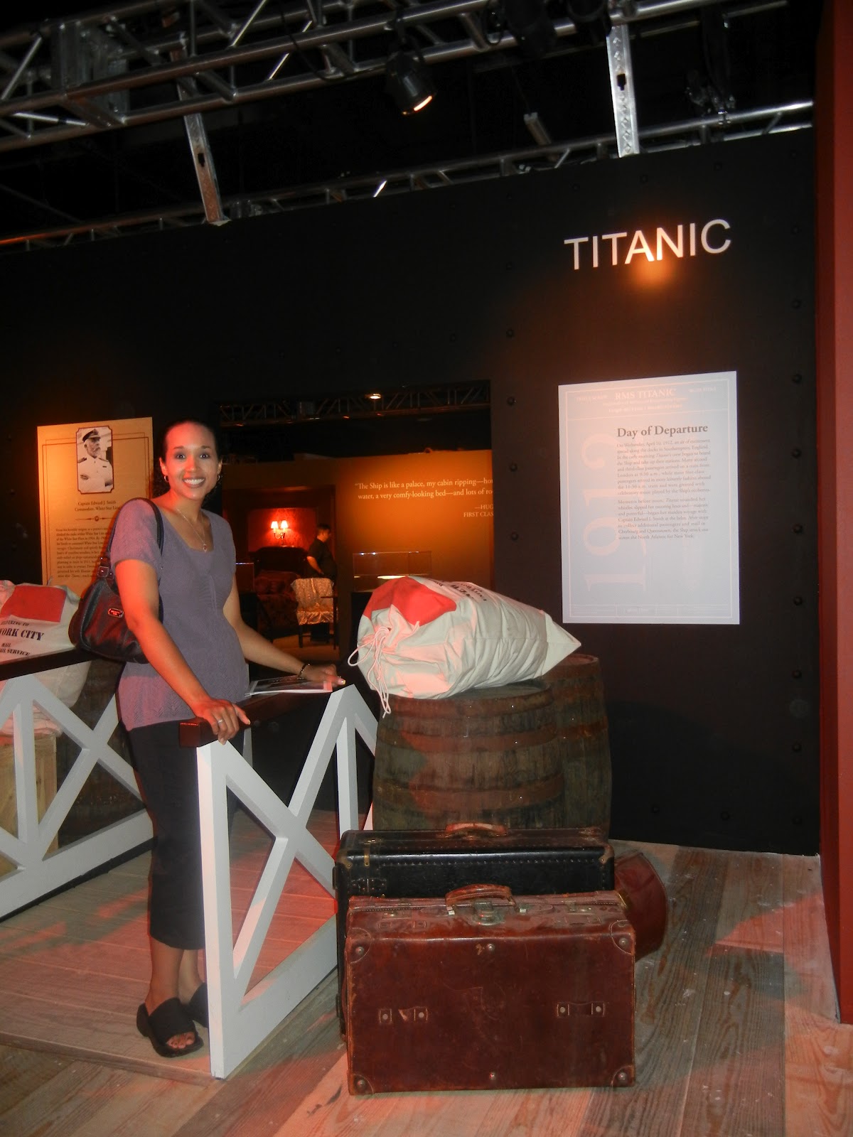 Sojourner Marable Grimmett TITANIC The Artifact Exhibition in Atlanta