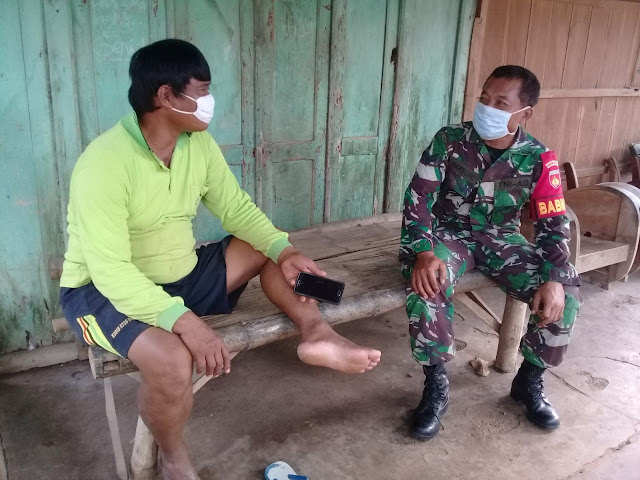 Melalui Komunikasi Sosial Babinsa Kragilan Ingin Dekat Dengan Warga Binaannya