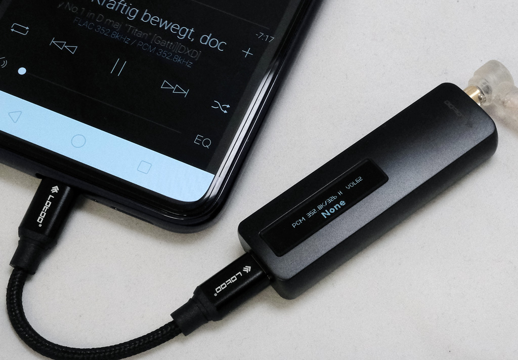 Lotoo PAW S1 DAC USB-C to Lightning ケース付