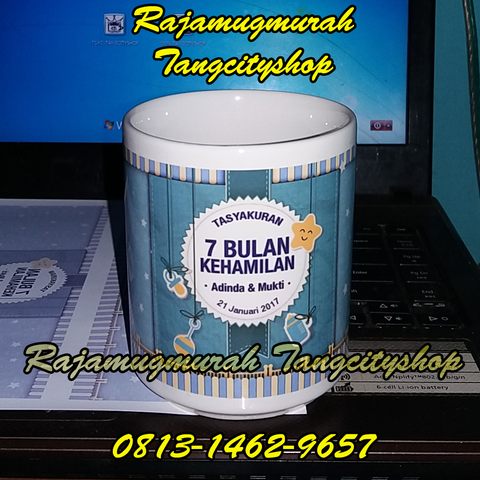 Percetakan Sablon Powerbank / Mug (Gelas) / Kartu Nama / Kaos Distro dll