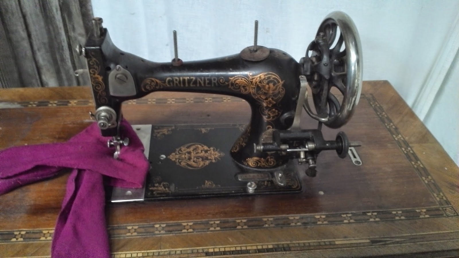 MACHINE A COUDRE ANCIENNE GRITZNER ANNEES 1900 durlach