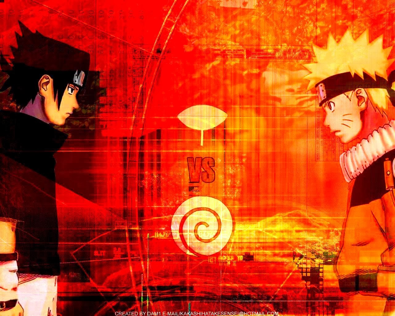 naruto: gambar naruto Vs sasuke