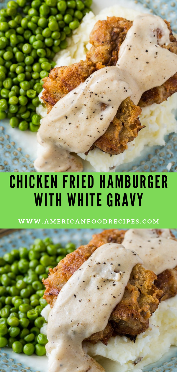 Chicken Fried Hamburger with White Gravy Recipe By Mom