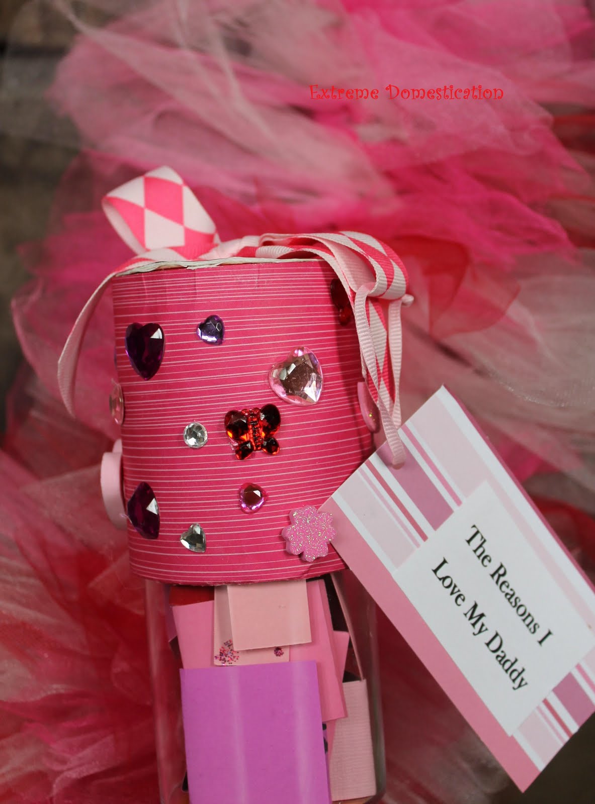 Extreme Domestication: Valentine's Day kid's craft/Dad gift