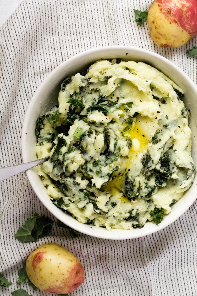 To Boldly Grow: Herby Kale Mashed Potatoes