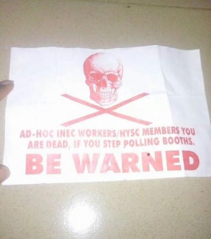5 See the threat electoral officials in Ondo state allegedly got