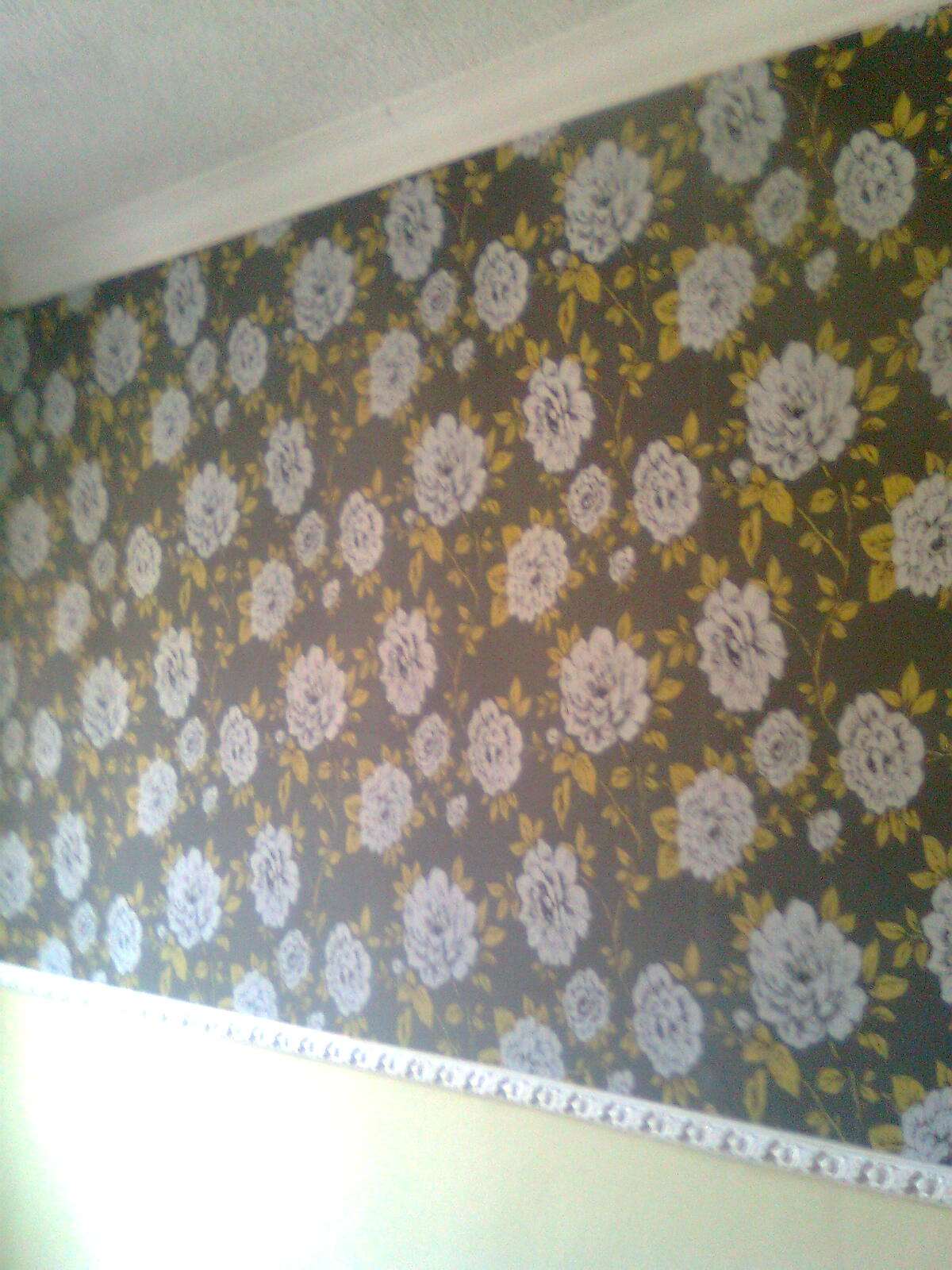 Pintura y Decoración - MADRID: Papel pintado en dormitorio.