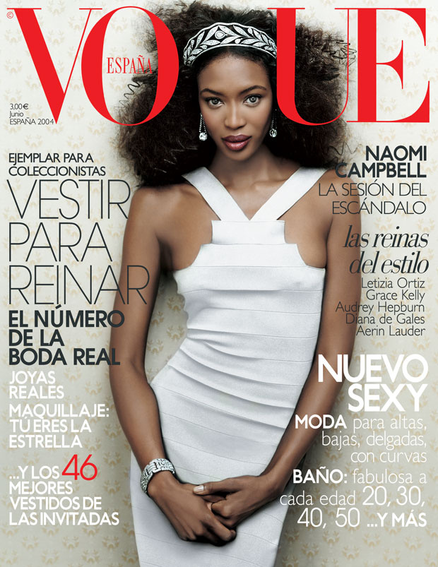Vogue's Covers: Naomi Campbell