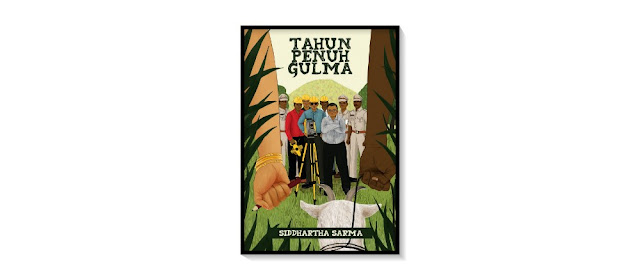 cover buku tahun penuh gulma