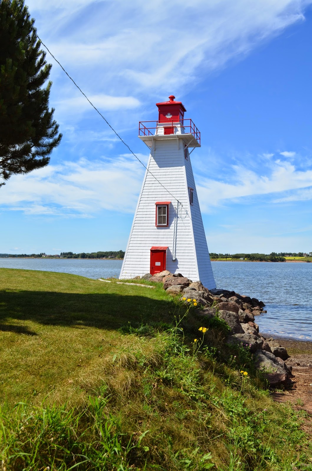 Neal's Lighthouse Blog Brighton Beach Front Range Light, Charlottetown