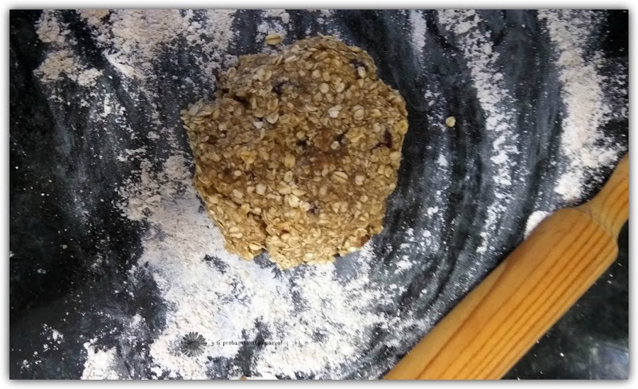 Galletas de avena con arándanos