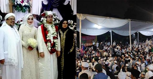 5 Momen Pernikahan Putri Habib Rizieq, Syarifah Najwa Shihab yang Dihadiri Ribuan Orang!