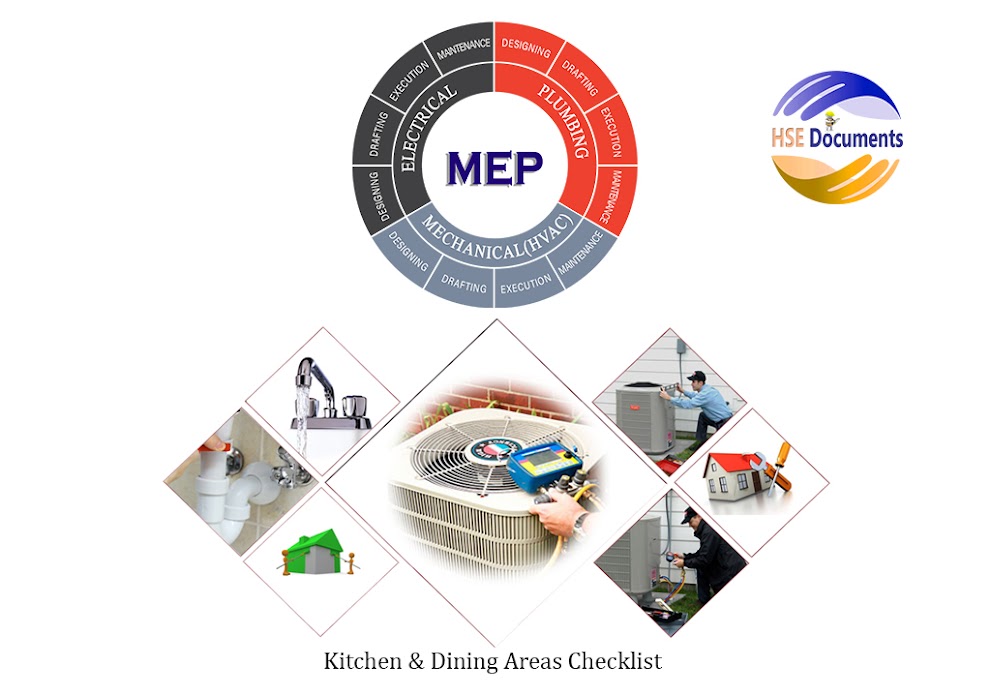  Kitchen & Dining Areas MEP Checklist 