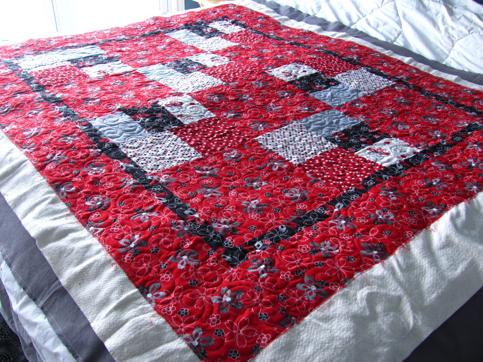 mmm quilts Just Can't Cut It in Red