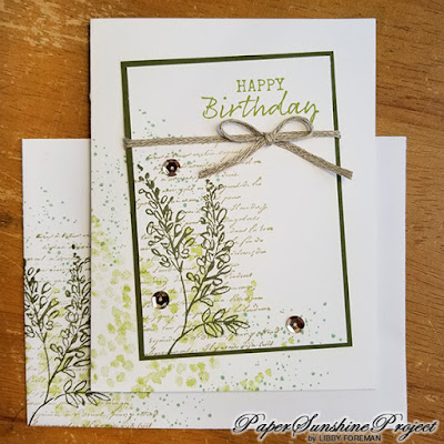 Paper Sunshine Project: #simplestamping with Soft Spring