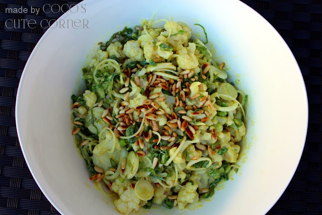 Coco&amp;#39;s Cute Corner: Blumenkohlsalat mit indischer Note - leicht und gesund