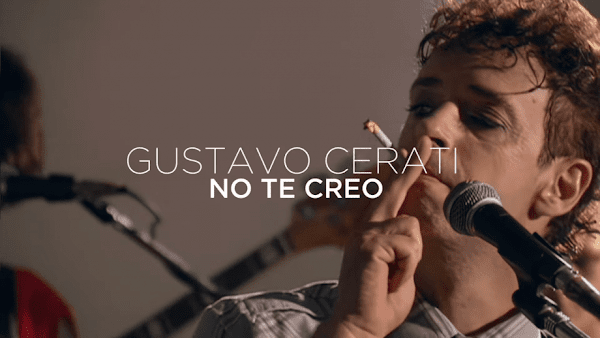  Lanzan video inédito de Gustavo Cerati por su cumpleaños ‘No te creo’ (+vídeo)