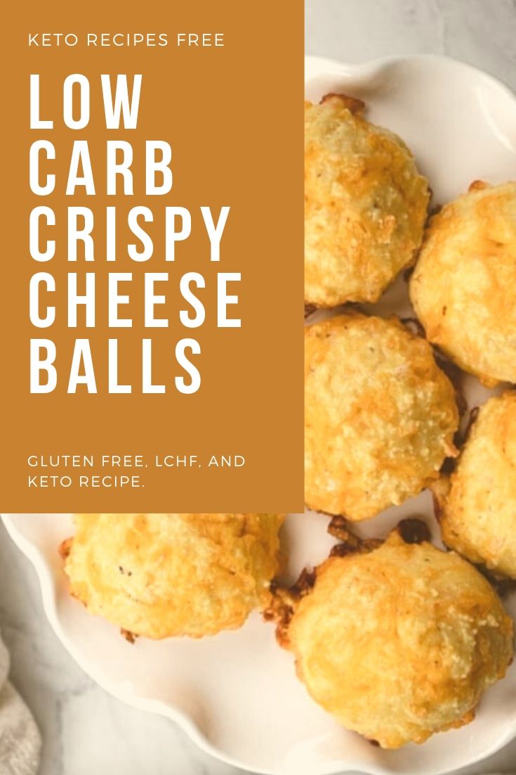 Low Carb Crispy Cheese Balls