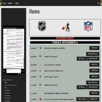 Best Sport Streams - Listing of best sports websites