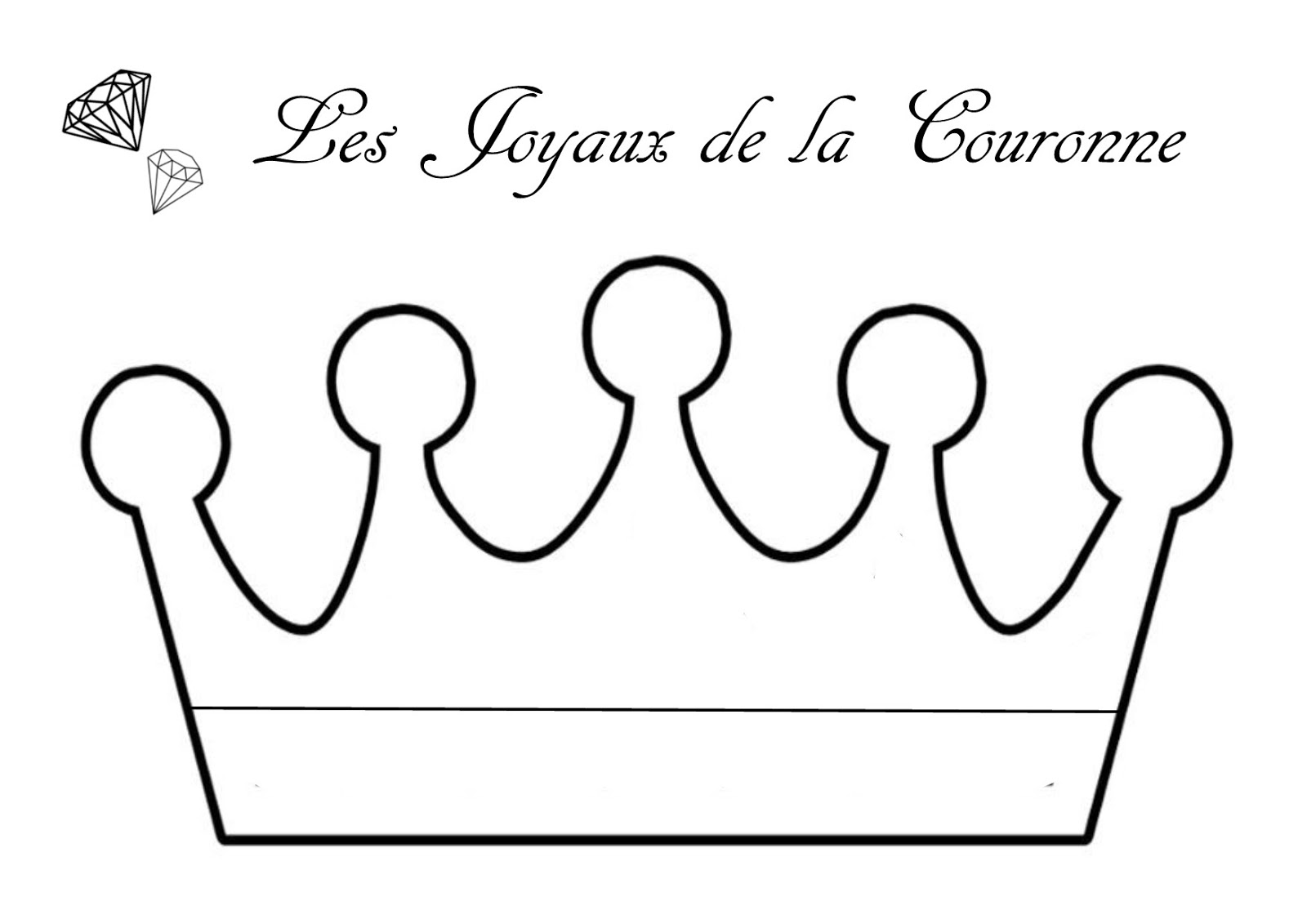 gabarit couronne pdf - 3 La classe du chat à lunettes: Rois et Reines