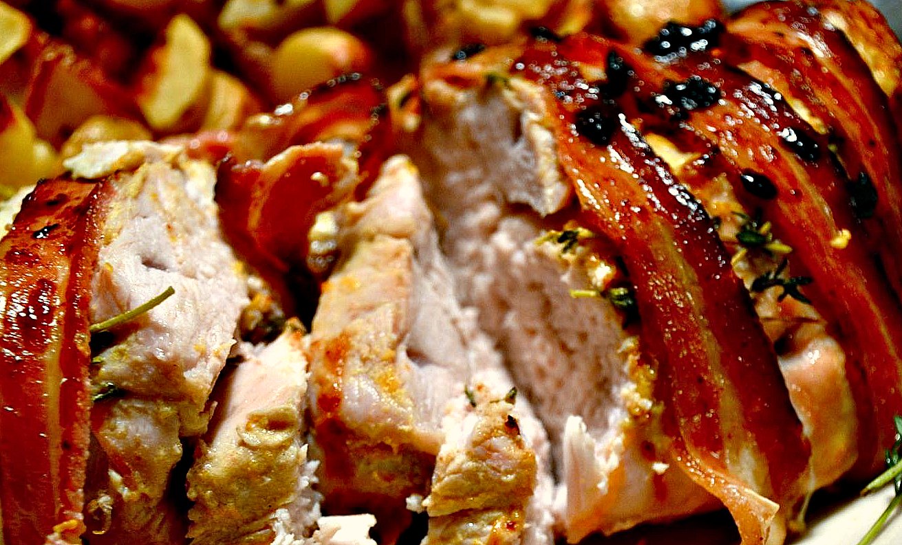 Cheesy Pennies Turkey in a blanket