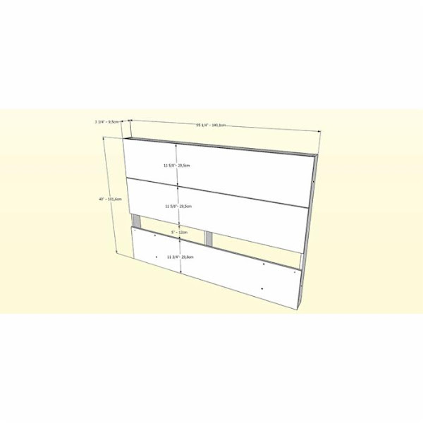 KING-FUR Giường 6 Ft. 213.2x203x80.5 cm Laminate Màu woodgrains