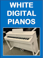 white digital piano