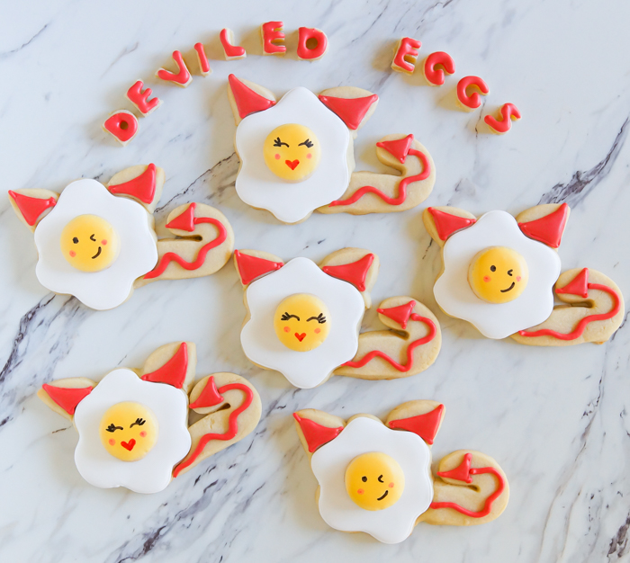 Deviled Egg (no, not really) Cookies Bake at 350°