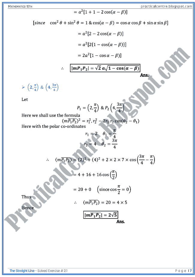 exercise-no-2-1-solved-exercise-the-straight-line-mathematics-xii