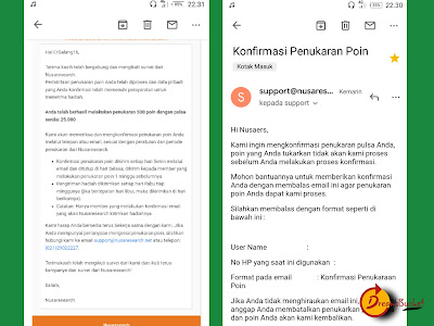 Metode redeem penukaran poin nusaresearch Indonesia