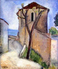 Tree and Houses: Amedeo Modigliani
