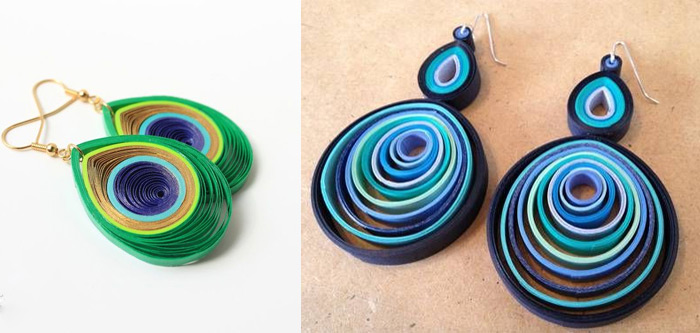 quilling kağıt telkari ile küpe yapımı quilling kağıt telkari ile küpe yapımı