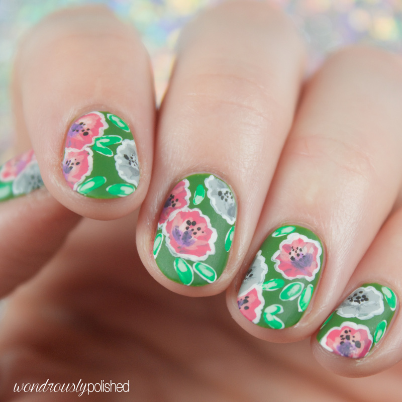 Wondrously Polished An update...and some (floral) nail art.