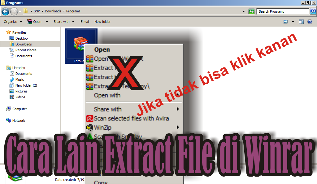 Cara Mengekstrak File Rar Tutorial Microsoft Office