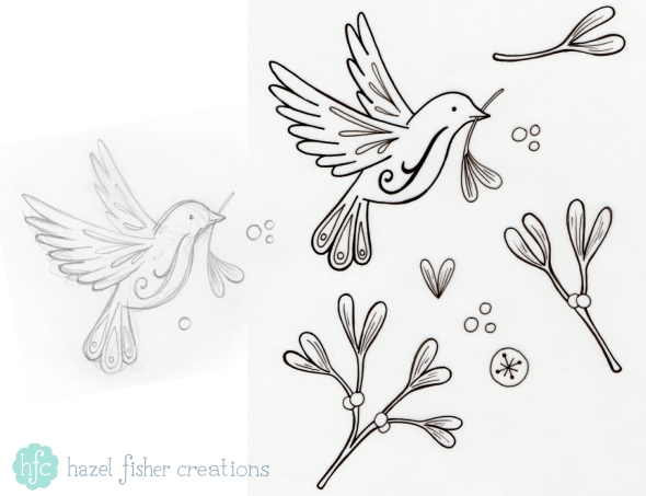 Spoonflower Ditsy Mistletoe design challenge - my Mistletoe and Dove design, work in progress vector pattern design made in Serif Drawplus by Hazel Fisher Creations Spoonflower Ditsy Mistletoe design challenge - my Mistletoe and Dove design, work in progress vector pattern design made in Serif Drawplus by Hazel Fisher Creations