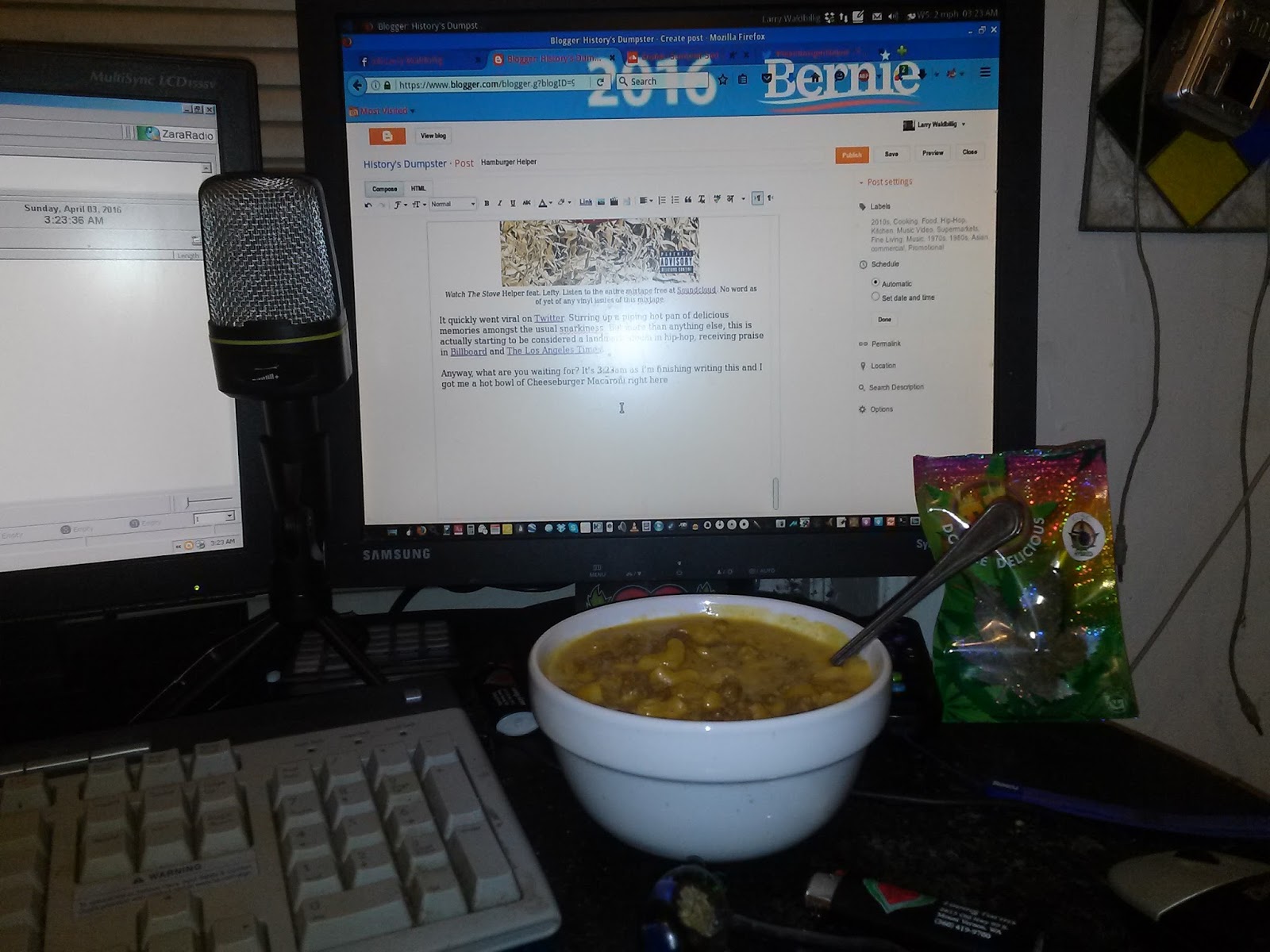 History's Dumpster Hamburger Helper