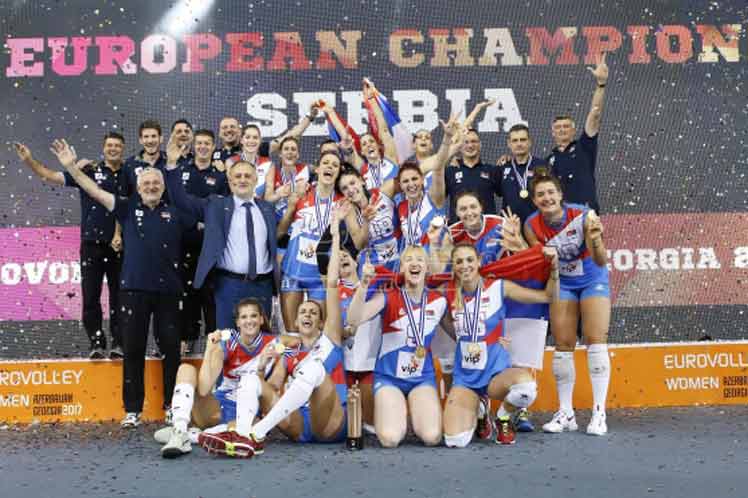 Campeonato de Europa femenino 2017 (Azerbaiyán / Serbia