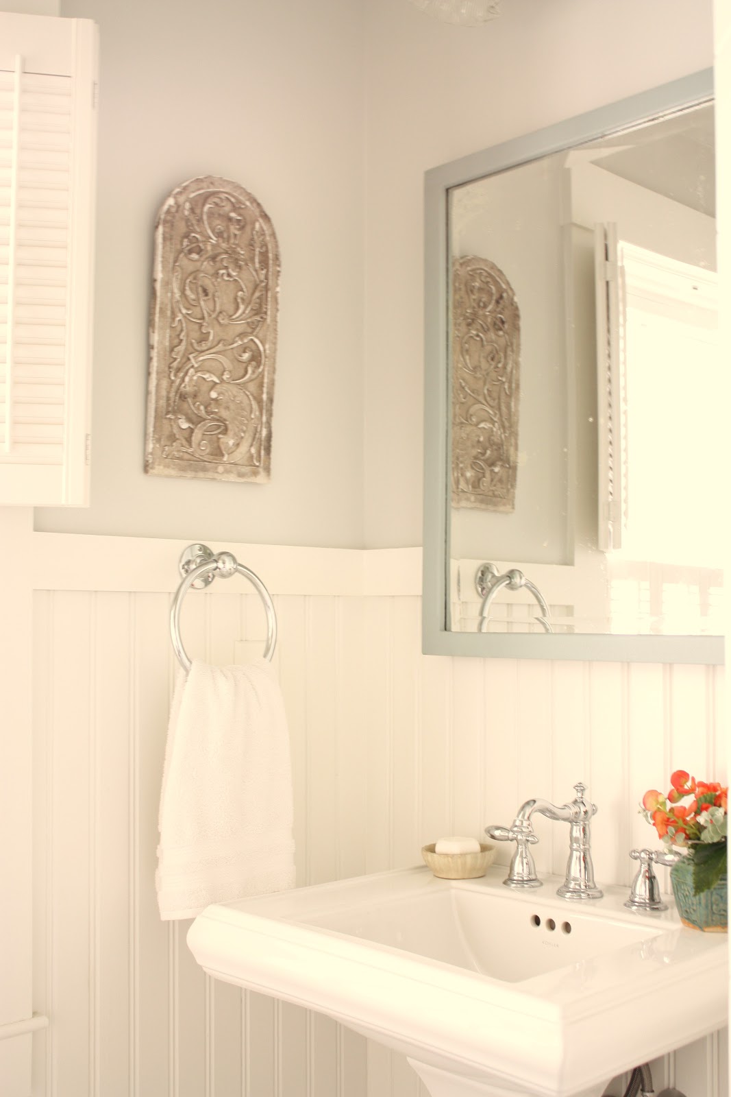 Guest Bathroom #OXOSpringCleaning - PB + P Design